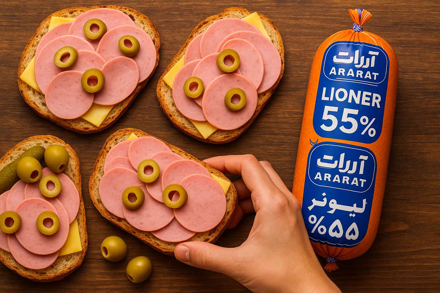 کالباس خشک 55 درصد لیونر کالباس خشک 55 درصد لیونر